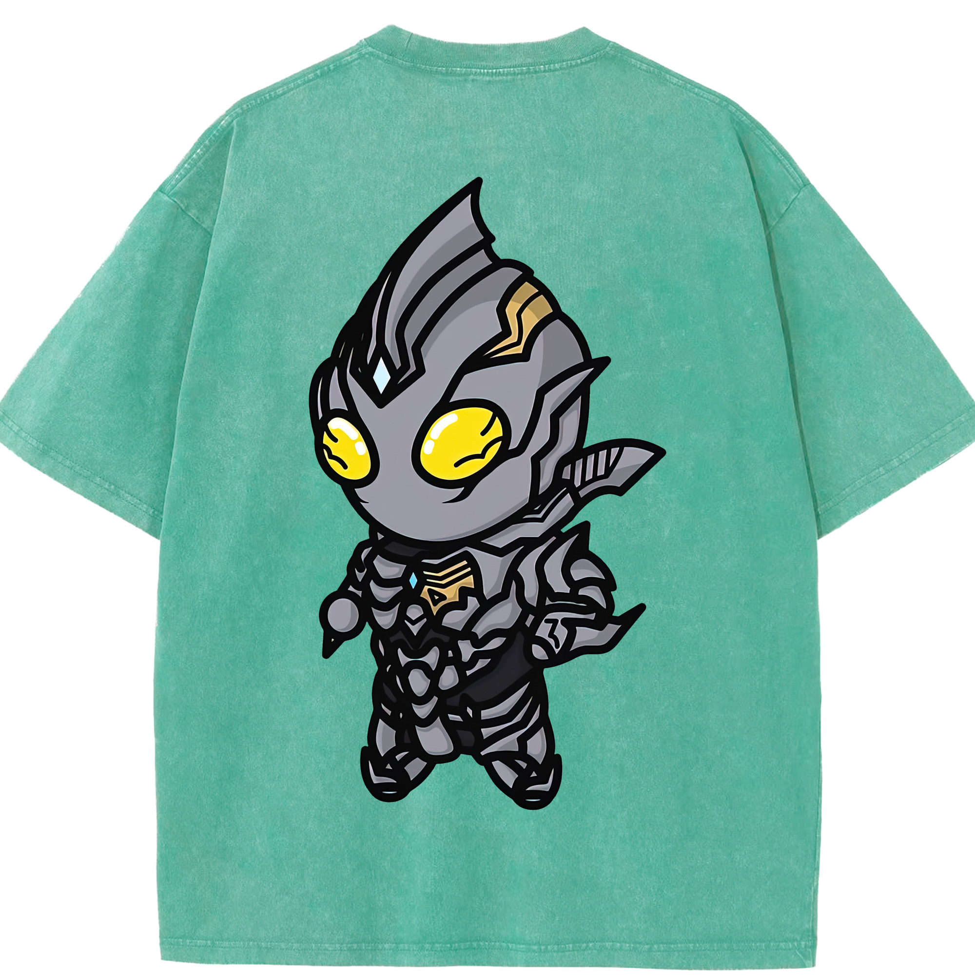 （画像用） ウルトラマン Ultraman 綿100% ヴィンテージ風 半袖Tシャツ（背面プリント）